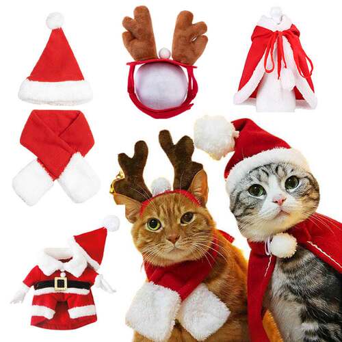hair band hat bib dog clothes cape headdress cloak Christmas