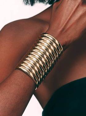 africa zulu bracelet women Hand catenary 夜店夸张女手镯cos