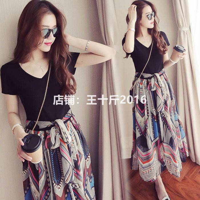 2020 summer dresses women clothes casual big size plus dress图片