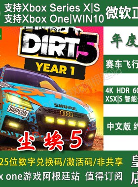 尘埃5 XBOX ONE XSX XSS Win10/11 PC 兑换码激活码