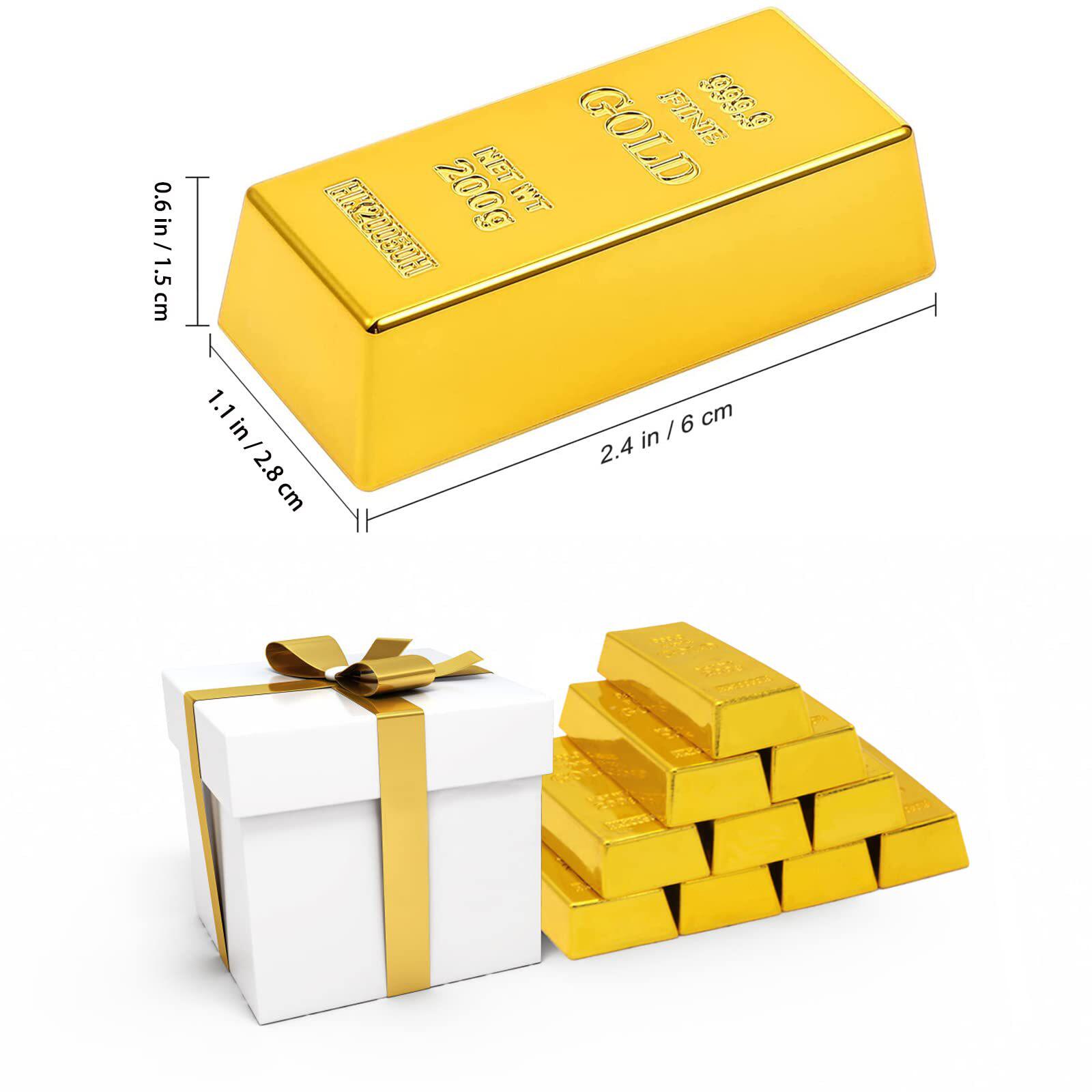 仿真金条黄金企业活动礼品直播金条道具创意玩具高仿金砖赠品