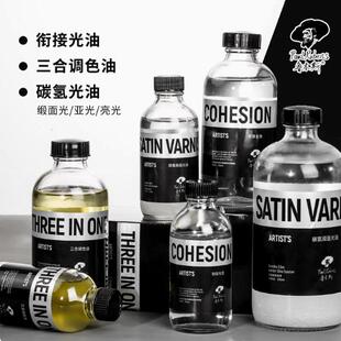 鲁本斯油画上光油保护油亮光油临时衔接碳氢哑光亚光调色油光亮油