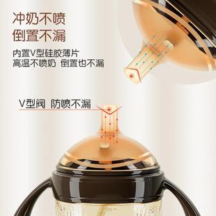 6个月以上1 奶嘴通用型通配宽口奶瓶7CM吸管奶嘴0 3岁大口径70mm