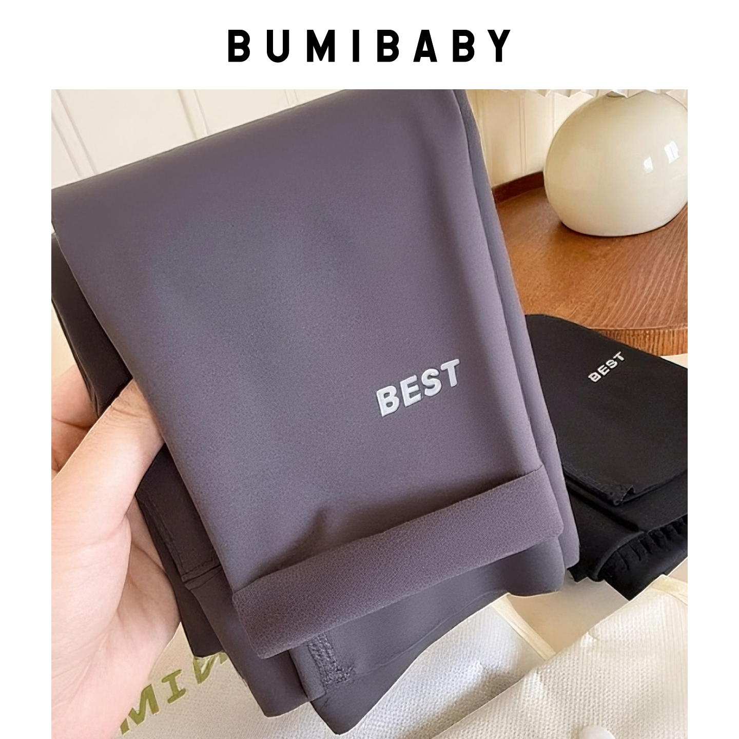 bumibaby哑光磨毛芭比裤