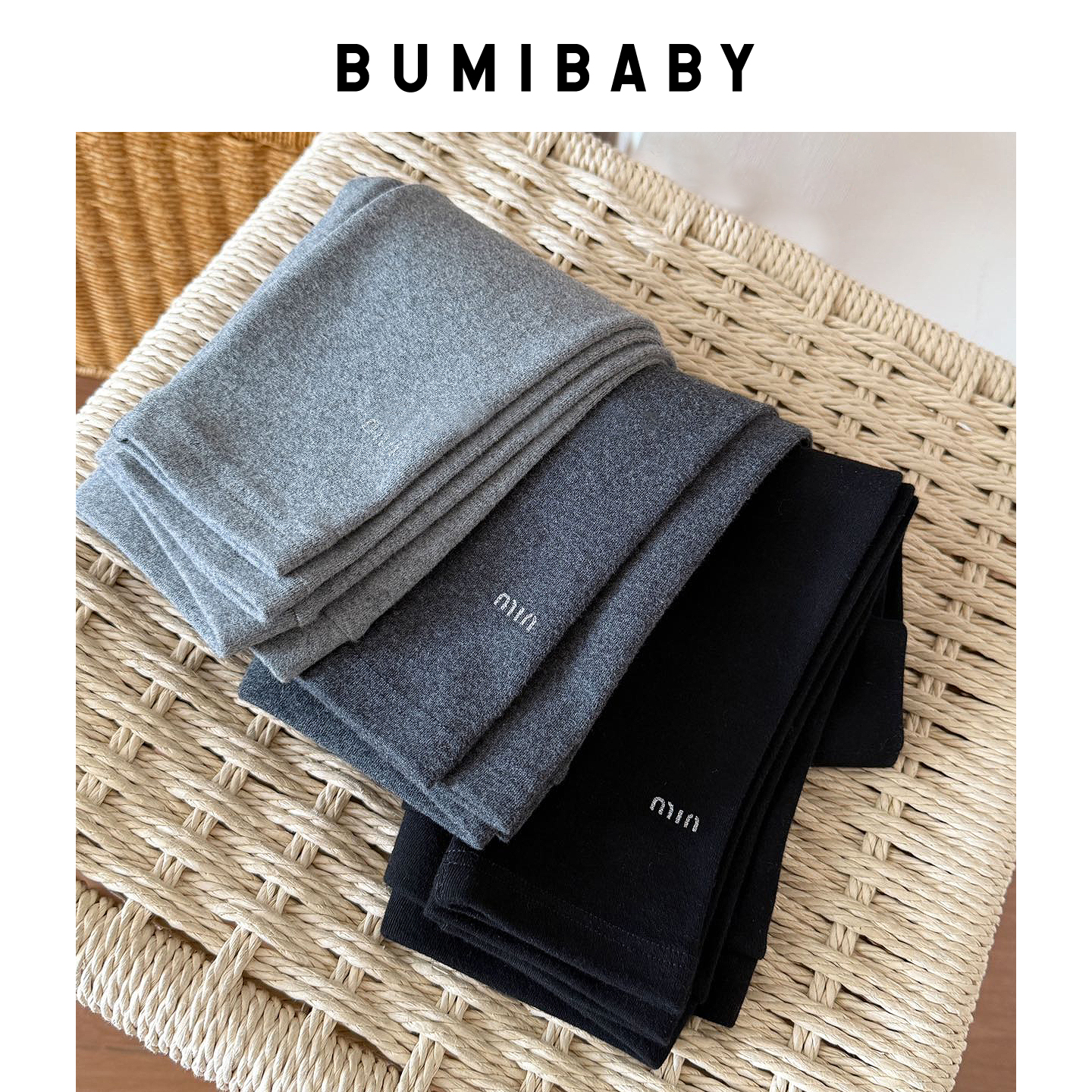 bumibaby春秋加厚打底裤