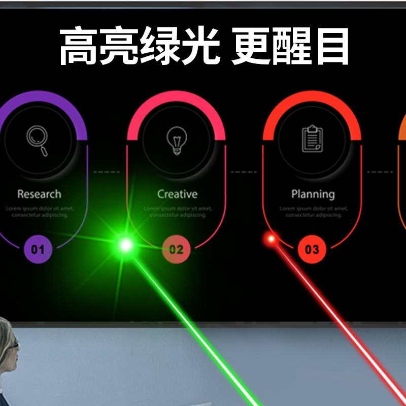 翻页笔得力教师用多功能ppt激光笔遥控多媒体课件幻灯片电脑投影