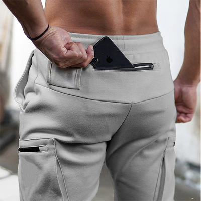 Men's jogging camouflage fitness multi-pocket pants 健身