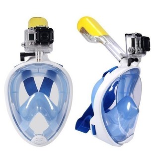 dry fully Face Scuba Goggles GoPro Diving Mask