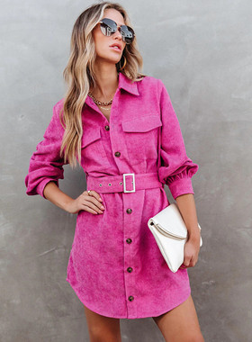 Autumn winter dresses women clothes ladies casual dress 女裙