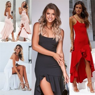 Women Dresses Evening Female party sleeve Gown dress女 Long