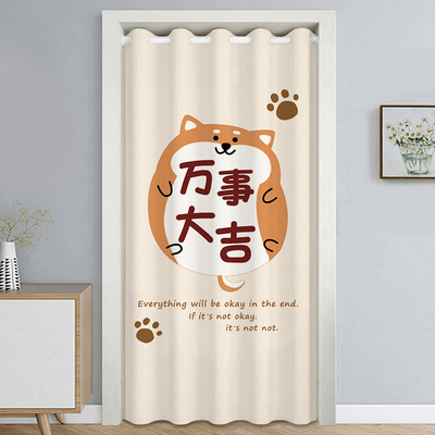 空调门帘挡风帘免打孔