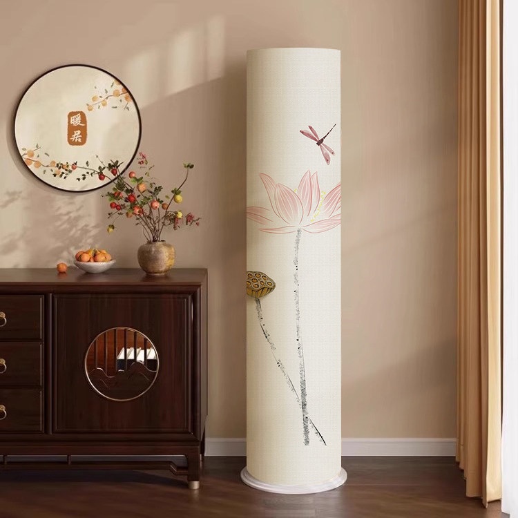 新中式国风立式空调罩圆柱防尘通用客厅开机不取全包防晒柜机新款,居家布艺,空调罩,淘宝优惠券,粉丝福利购,淘宝优惠卷