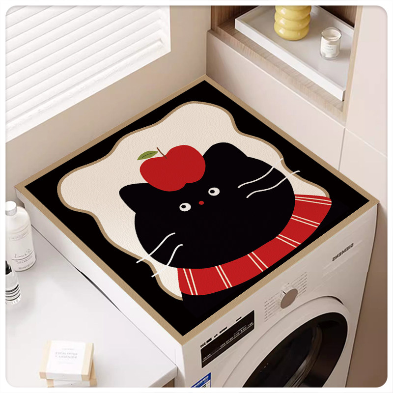 洗衣机台面防滑垫防尘垫冰箱盖布防水防晒免洗皮革垫子床头柜冰柜,居家布艺,万能盖巾,淘宝优惠券,粉丝福利购,淘宝优惠卷