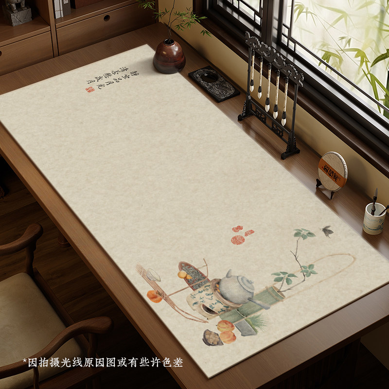 毛毡垫新中式羊毛毡加厚桌垫书画学生书法毛毡专用桌布垫国风印花,居家布艺,办公桌垫,淘宝优惠券,粉丝福利购,淘宝优惠卷