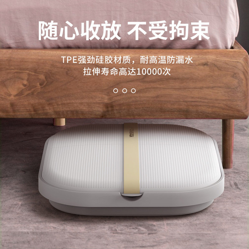 折叠泡脚桶电动按加热恒温家用全自动足浴盆便携折叠足浴桶洗脚