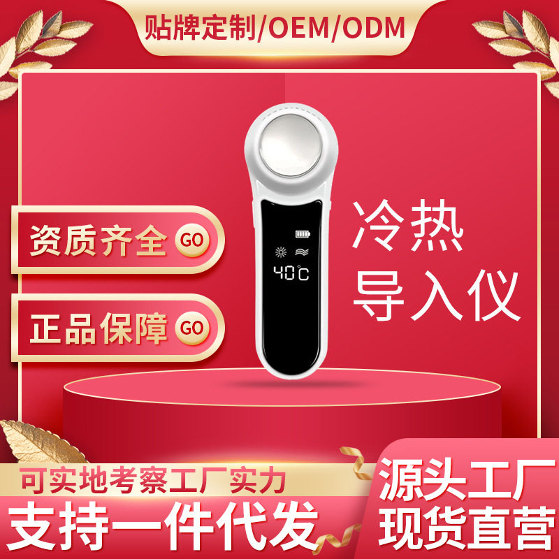 冷热导入仪脸部美容仪按器小冰锤眼部冰敷仪法令纹提拉紧致焕肤