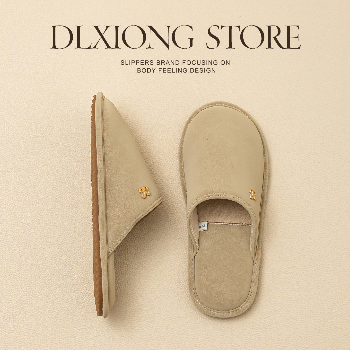 轻奢薄底防水棉拖鞋女卧室秋冬季家室内居家用加绒保暖地板防滑男