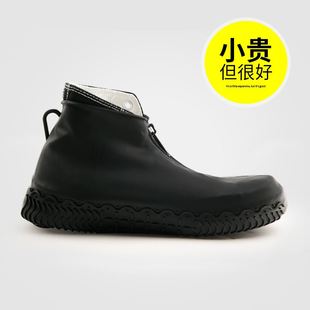 黑色雨鞋 套女士雨靴 防水鞋 套硅胶加厚防滑耐磨户外可反复使用男款