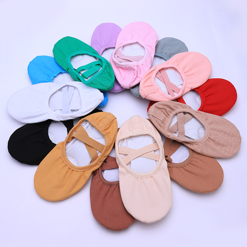 单杏 成人芭蕾舞蹈鞋软底练功形体猫爪鞋男女蓝色绿色紫色跳舞鞋