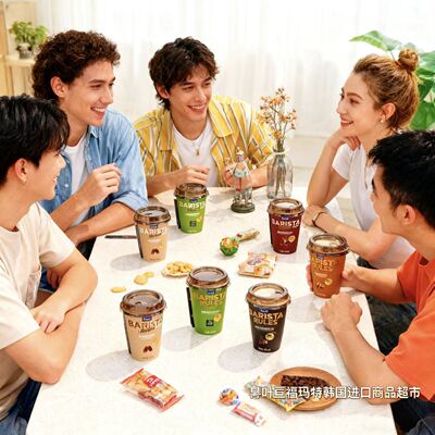韩国进口Barista规则焦糖拿铁