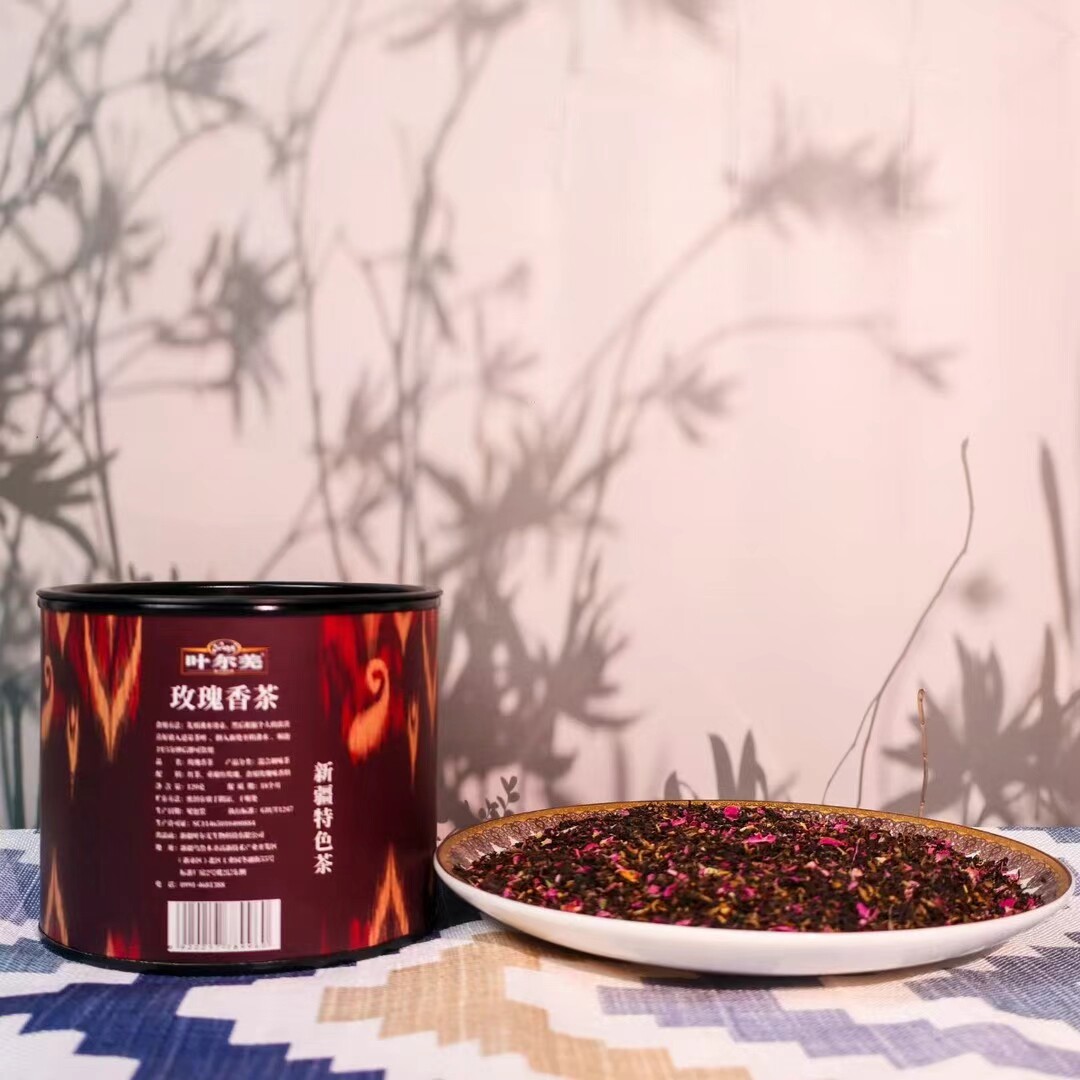 新疆叶尔羌玫瑰红茶调味茶包邮图片