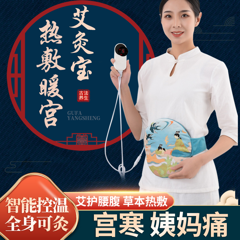 艾灸宝电加热腰带艾绒艾草包家用暖宫熏蒸仪器理疗袋艾灸包热敷袋