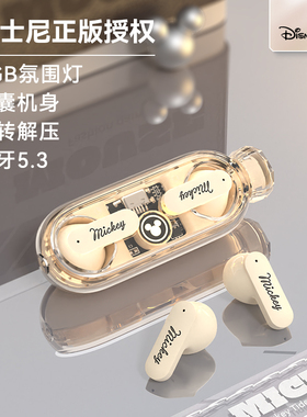 迪士尼DW-Q18蓝牙耳机旋转无线半入耳式