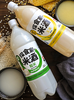 延边小木屋久感米酒农家自酿朝鲜族玉米酒韩国玛格丽低度月子米酒