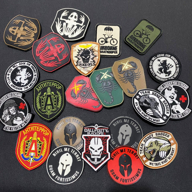 刺绣臂章军迷士气PVC魔术贴战术肩章3D魔术章衣服背包装饰粘贴章,运动包/户外包/配件,贴章/魔术贴章,淘宝优惠券,粉丝福利购,淘宝优惠卷