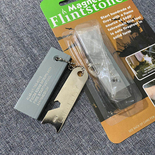 户外装备防水便携随身求生救生用品野营生存应急工具带多功能刮板