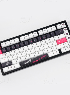键小姬Yukiaim正刻热升华原厂机械键盘键帽68/87/108美加狮/ace68