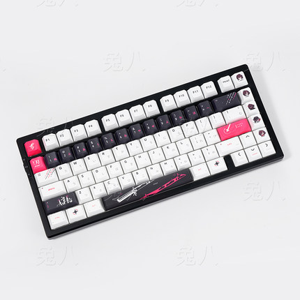 键小姬Yukiaim正刻热升华原厂机械键盘键帽68/87/108美加狮/ace68