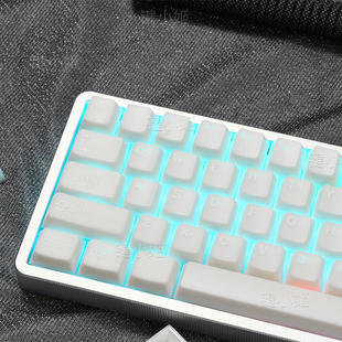 键小姬汉白玉机械键盘键帽玉质68/87/108Wooting/ATK68/美加狮