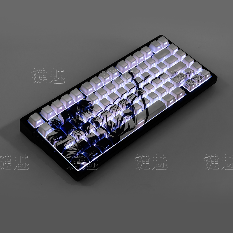 键小姬桔梗主题原厂高度定制键帽