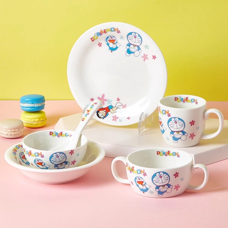 多啦A梦一人食陶瓷餐具套装