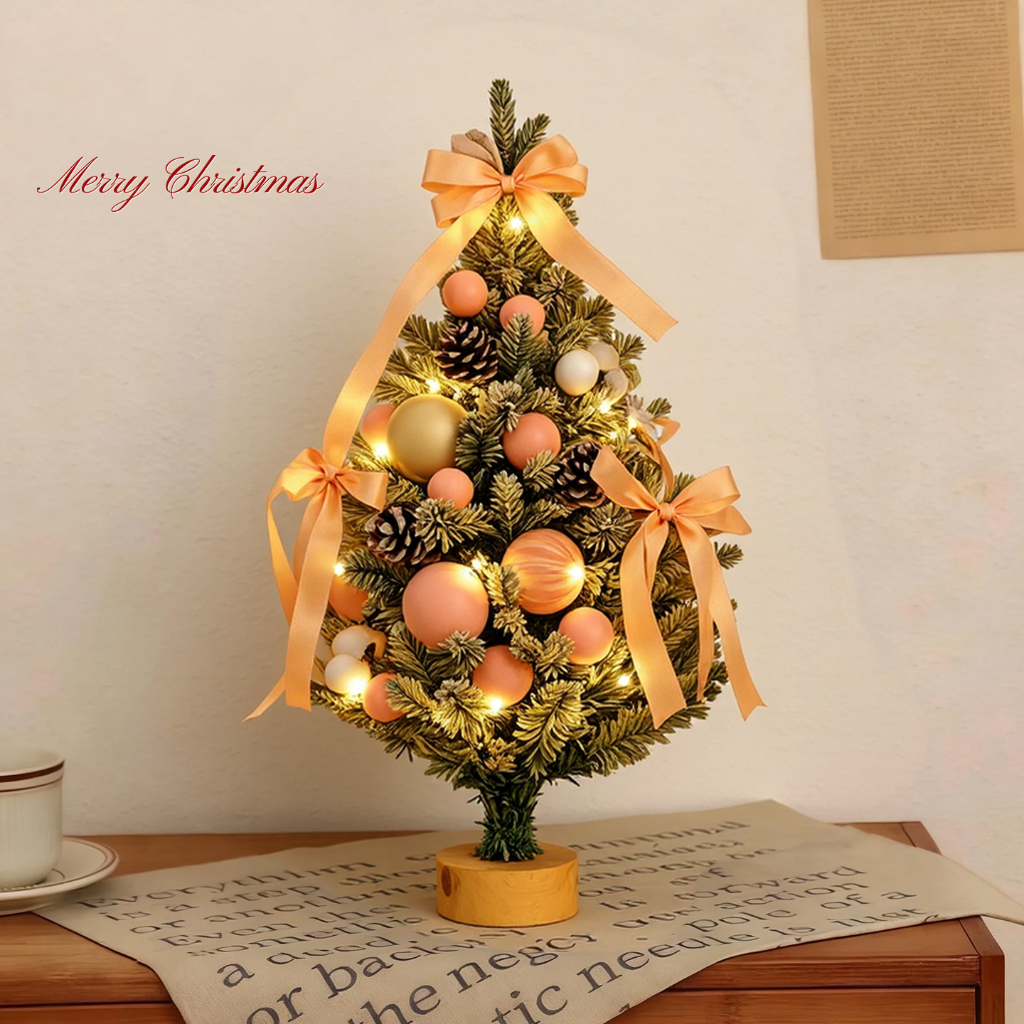 下单立减10元新款圣诞树摆件道具