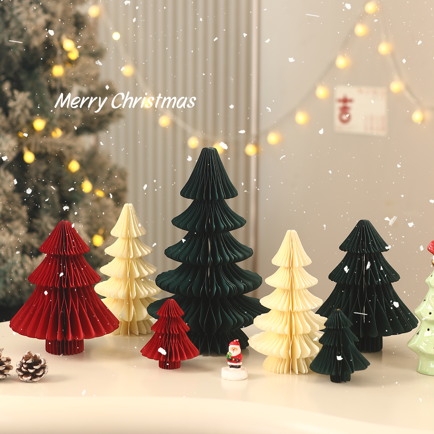 创意圣诞树桌面氛围布置装饰摆件