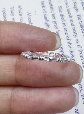 S925纯银戒指高级感小众设计