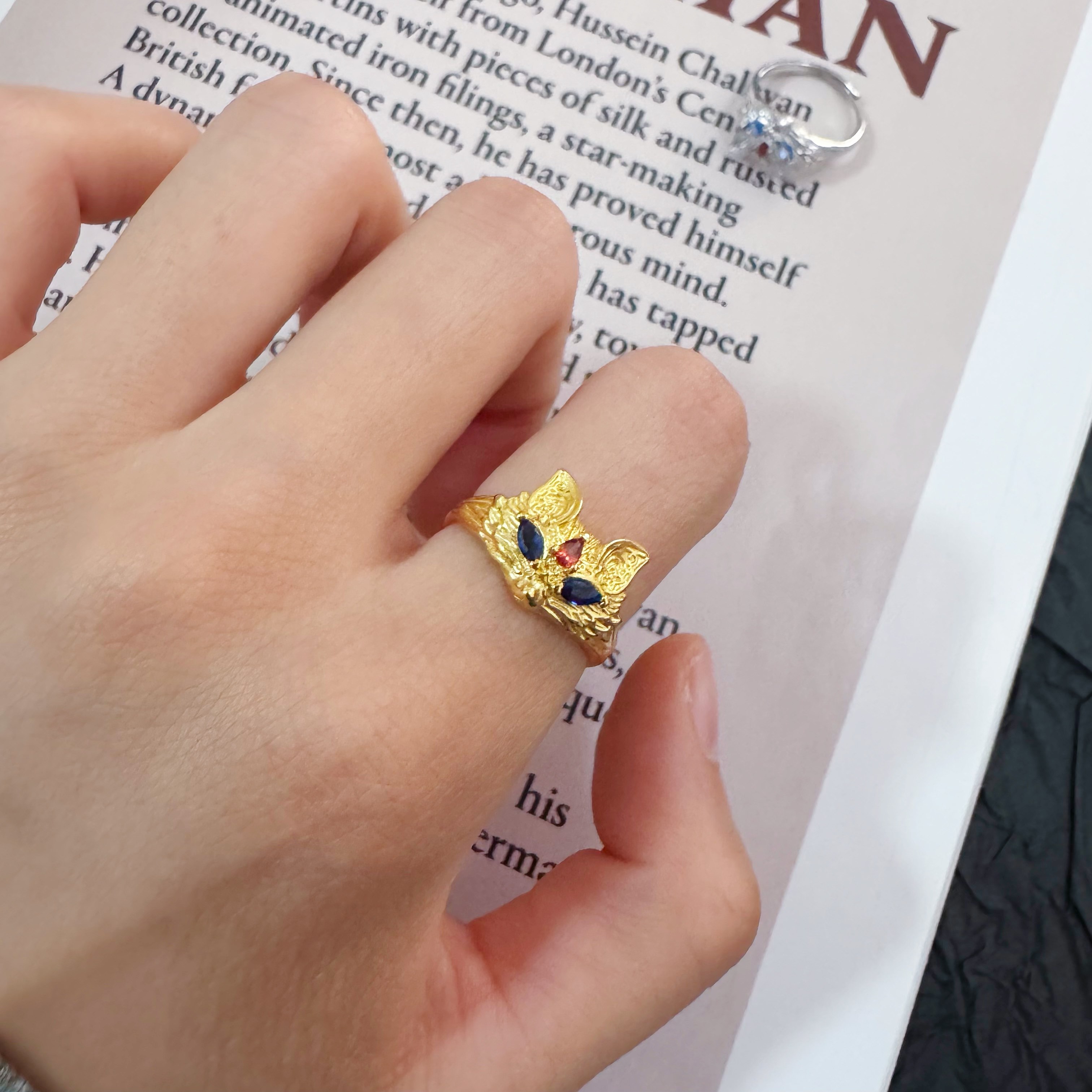 s925纯银《灵狐》九尾狐小众设计感指环轻奢风百搭狐狸戒指,饰品/流行首饰/时尚饰品新,银饰戒指,淘宝优惠券,粉丝福利购,淘宝优惠卷