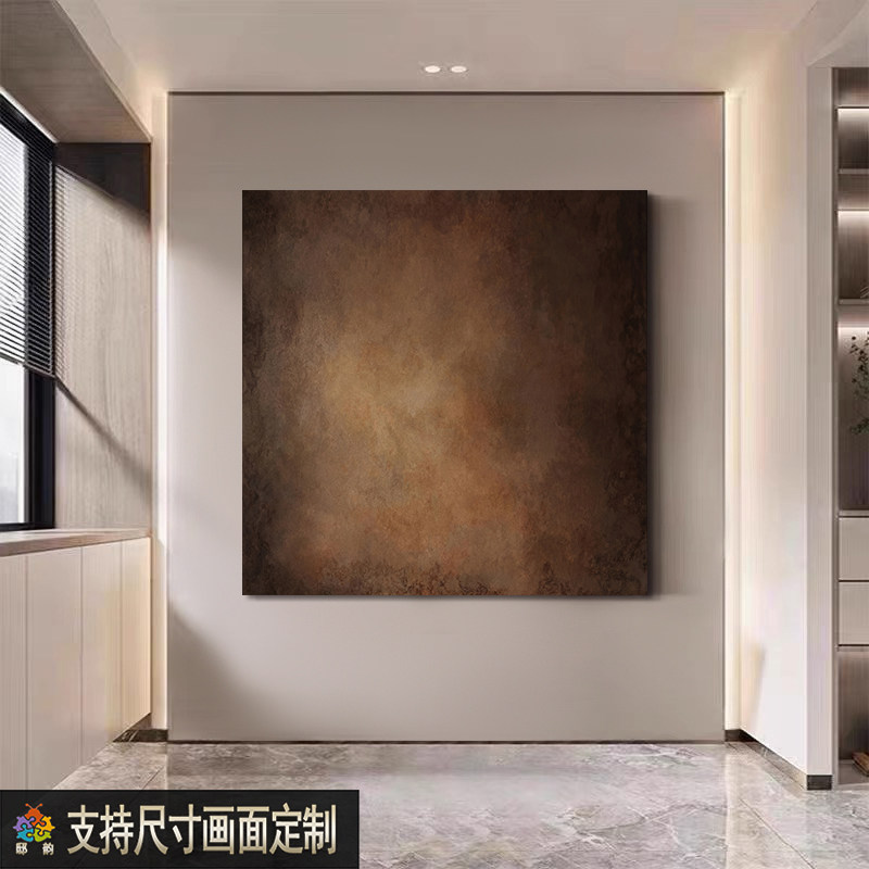 手绘油画肌理画现代抽象高档客厅装饰画餐厅玄关挂画卧室壁画定制