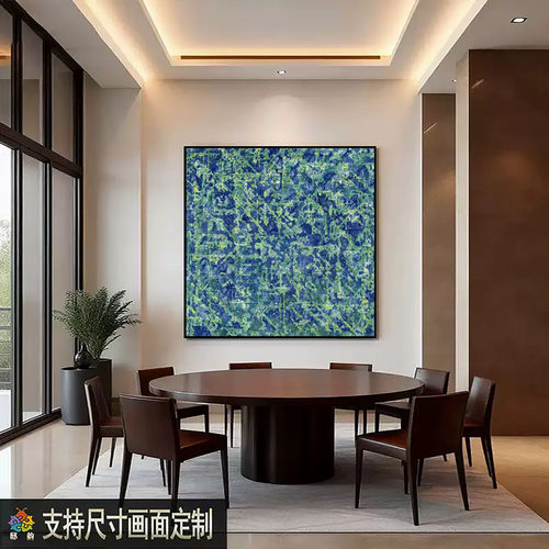 意式极简轻奢玄关装饰画餐厅客厅过道抽象艺术挂画卧室壁画无框画