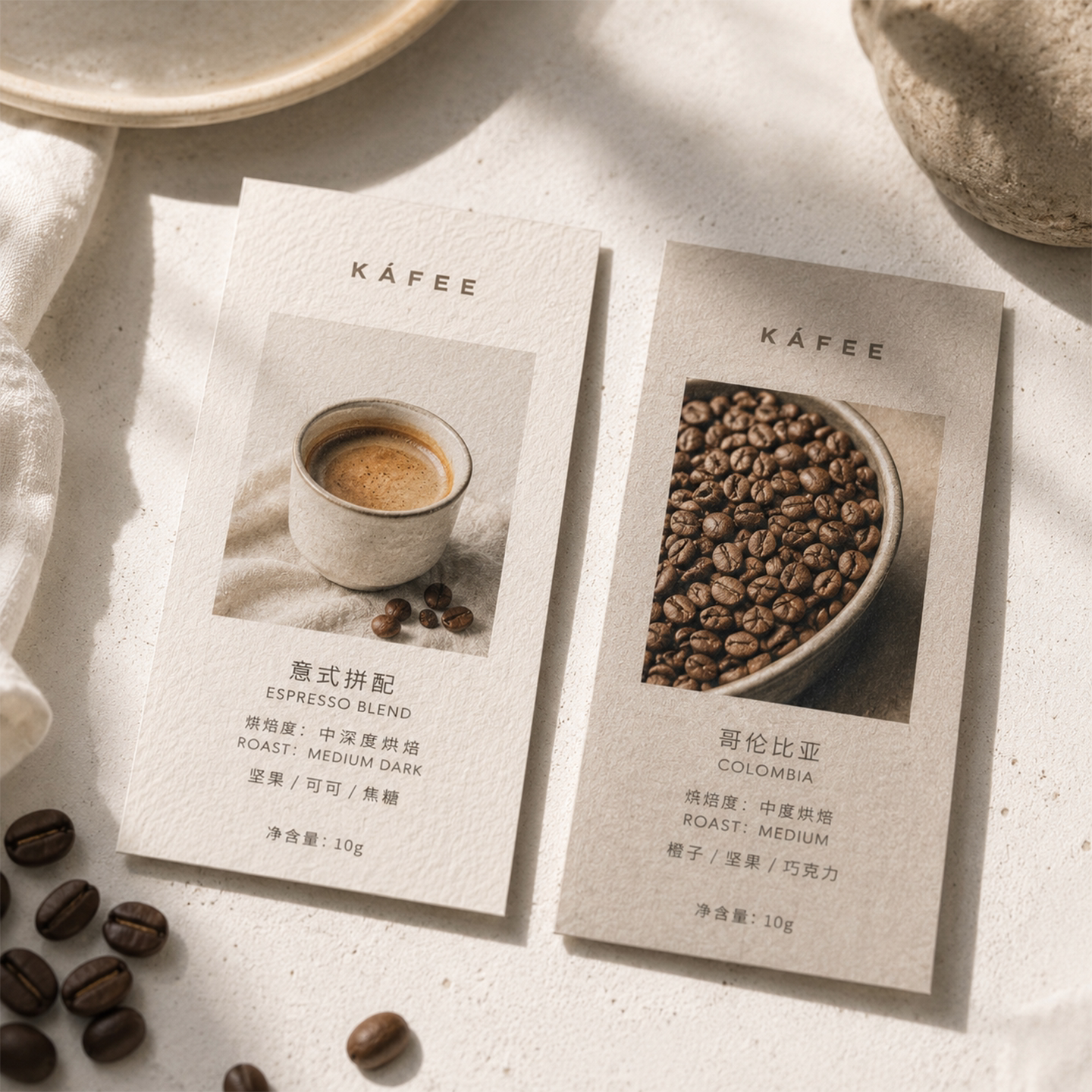 咖啡特调饮品介绍卡特种纸定制图片