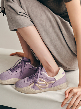 Talitaqoom脏脏系列2026年春季新款脏脏复古德训鞋厚底休闲tq女鞋