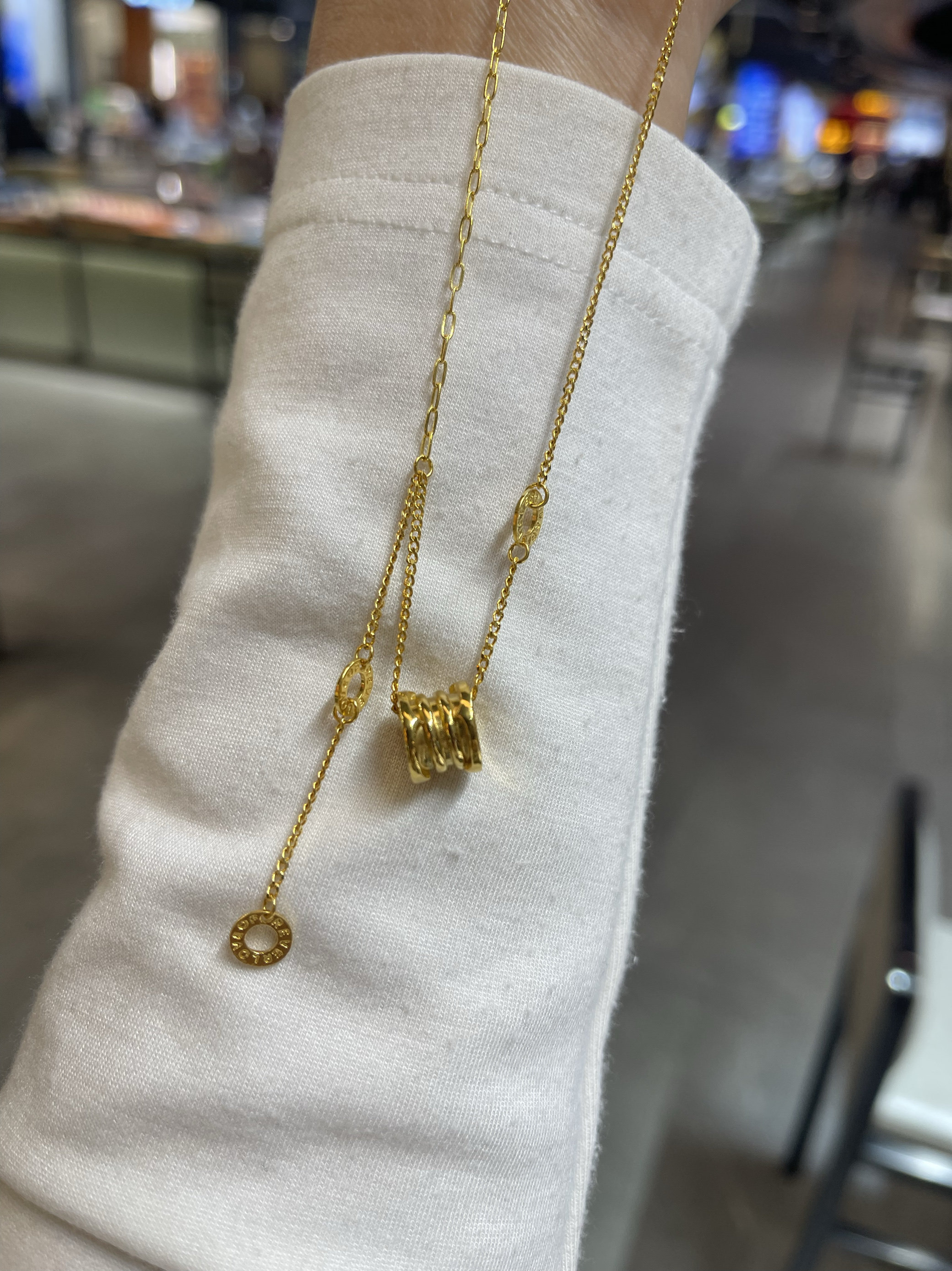 黄金小蛮腰项链999足金套链