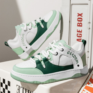 子百搭学生板鞋 鞋 运动休闲高品质面包鞋 新款 皮面 子男秋季