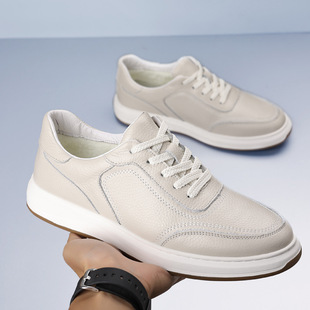 休闲鞋 真皮加绒棉鞋 男款 头层牛皮2025冬季 男鞋 男士 保暖皮鞋 新款