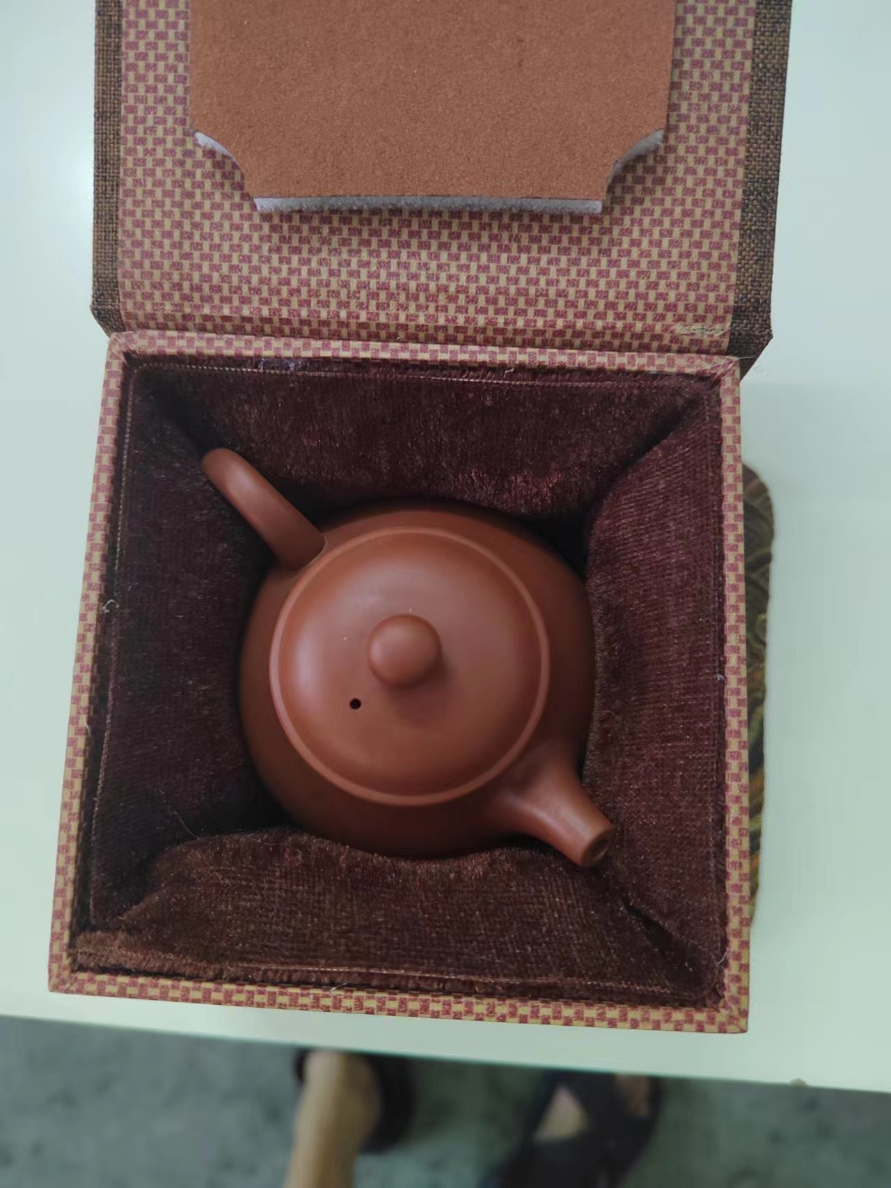 100CC纯手工小品全手工潘壶紫砂壶茶壶 纯原矿大红袍红泥仿古