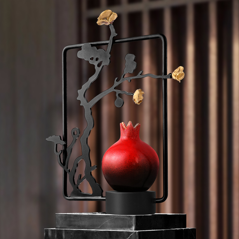 创意新中式摆件客厅玄关家居软装饰品禅意现代乔迁新居礼品礼物