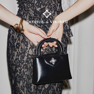 薇薇包BOX小牛皮凯莉包手提单肩斜挎包 DV经典 宣璐张含韵同款