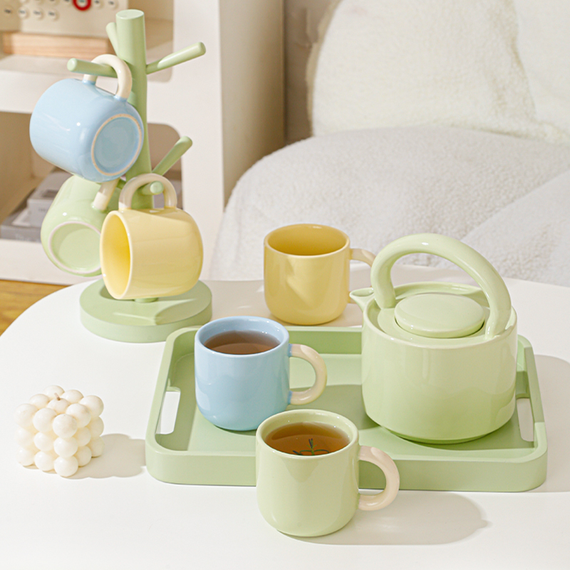 无泥水具套装奶油风陶瓷